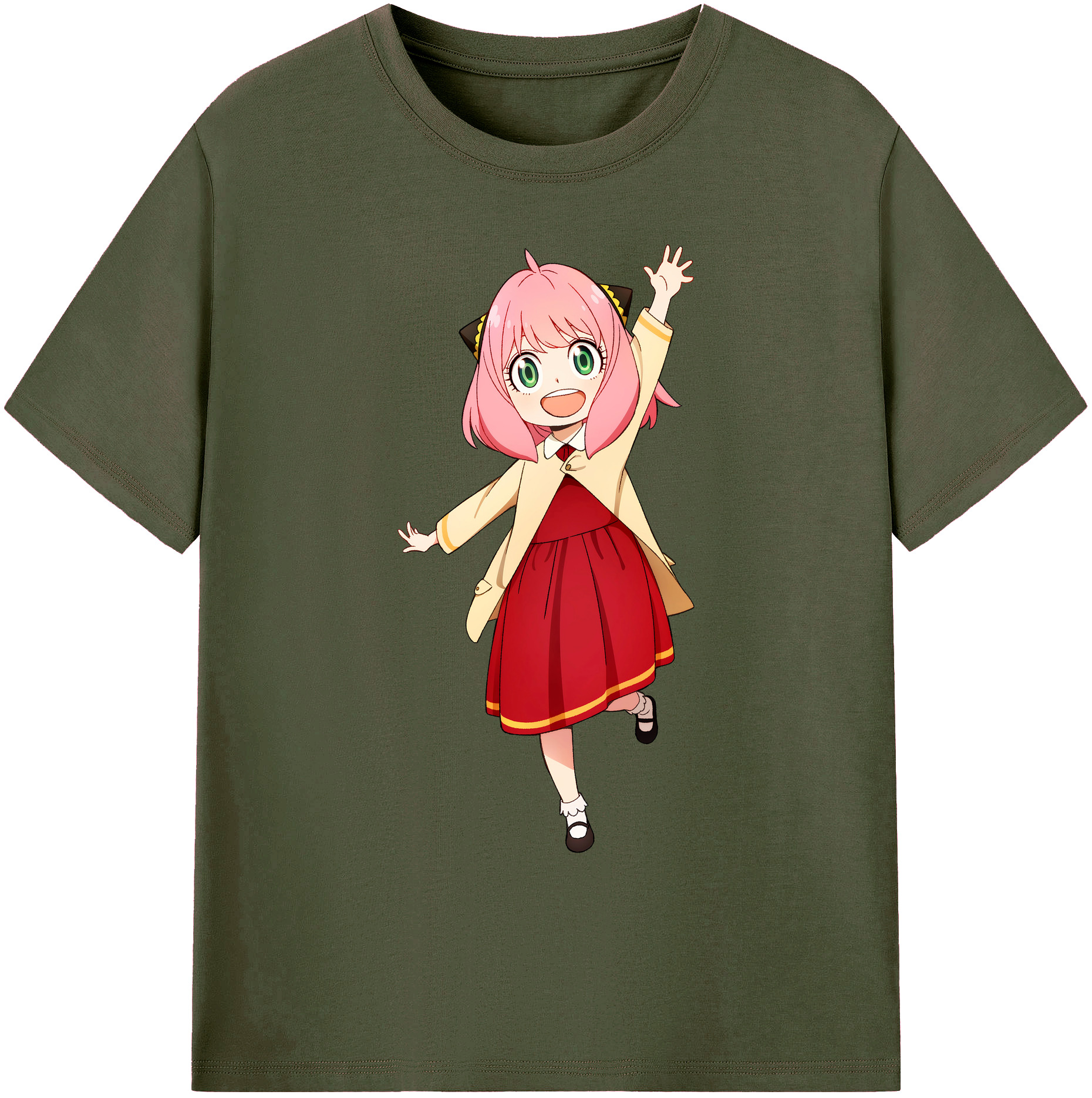 （画像用） SPY×FAMILY间谍家家酒 綿100％ メンズ半袖Tシャツ｜肌触りやわらか＆通気性